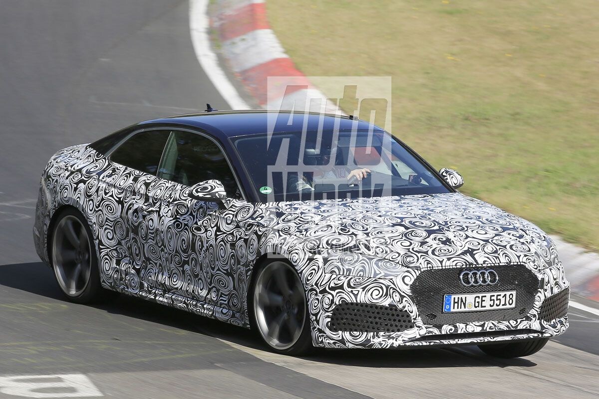 Audi RS5 Spyshots