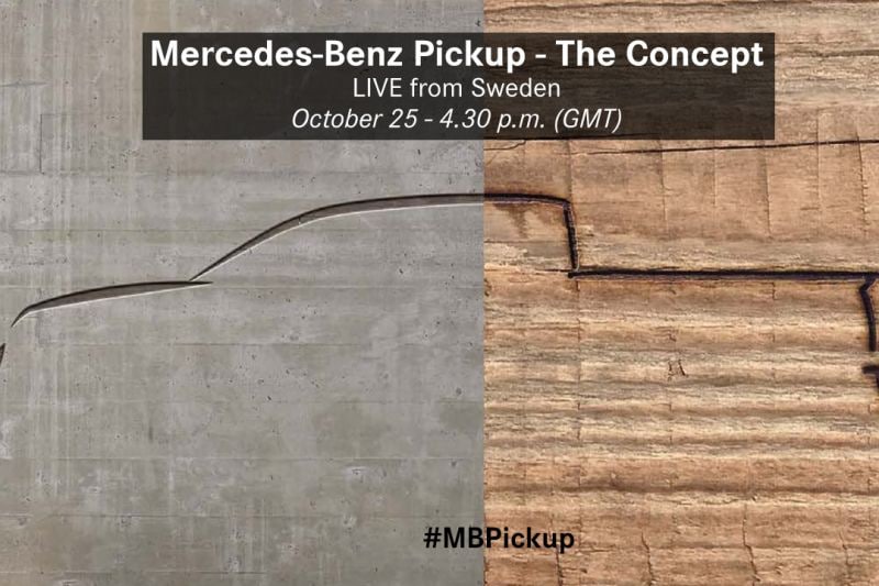 Mercedes pick-up teaser