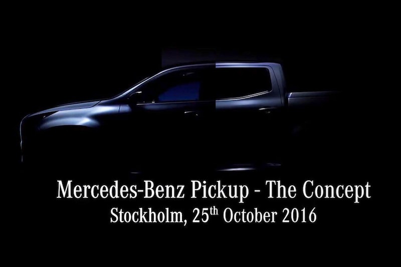 Mercedes-Benz pick-up teaser