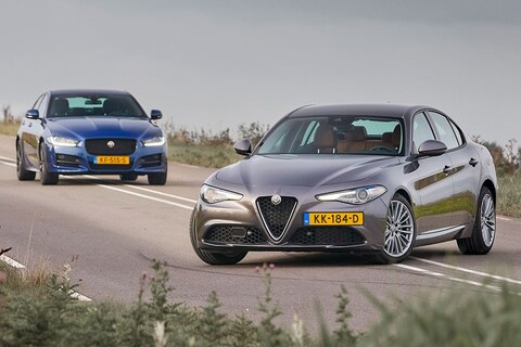 Alfa Romeo Giulia vs. Jaguar XE - Dubbeltest