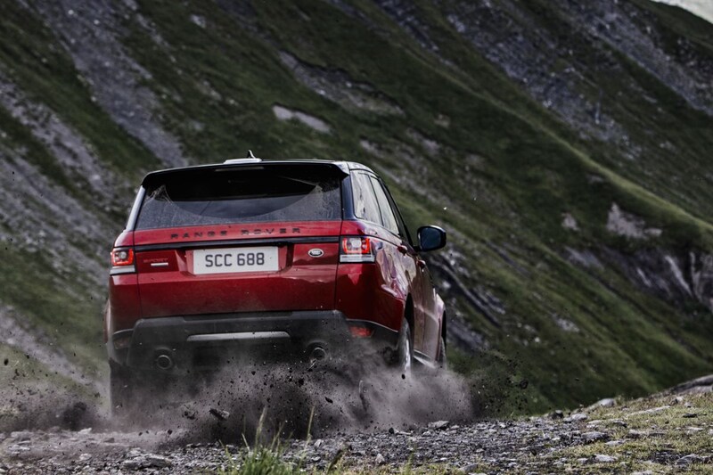 Range Rover Sport afdaling