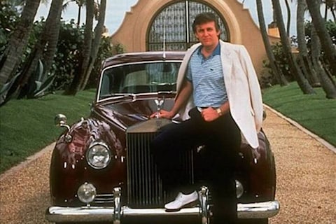 De auto's van Donald Trump