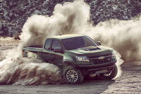 Chevrolet Colorado ZR2 knalt LA binnen