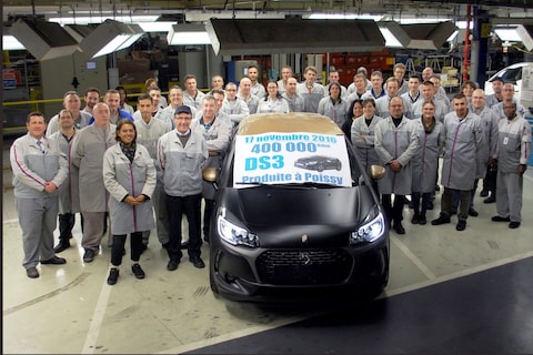 400.000ste DS 3 is een feit