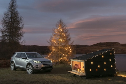 Land Rover bouwt 'hut' voor VIP