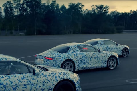 Nieuwe Alpine van aluminium