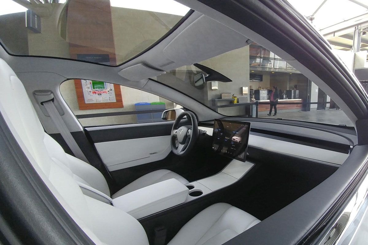 Tesla Model 3 dashboard