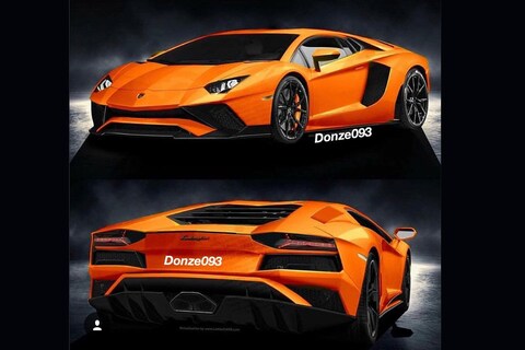 Vernieuwde Lamborghini Aventador in beeld