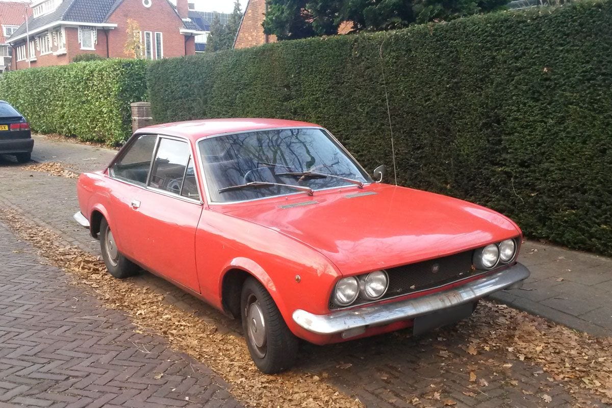 In het wild: Fiat 124 Coupé