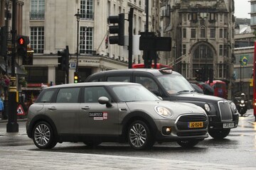 mini clubman in londen