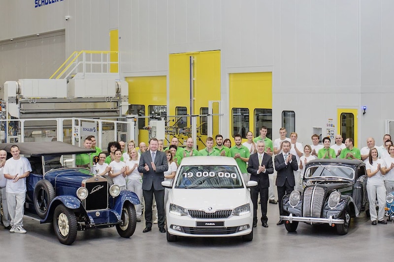 Skoda Fabia 19 miljoenste Skoda