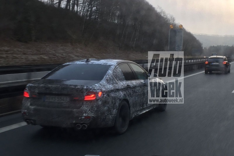 BMW M5 spyshots