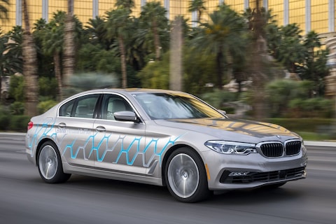 Autonome BMW 5-serie in Las Vegas