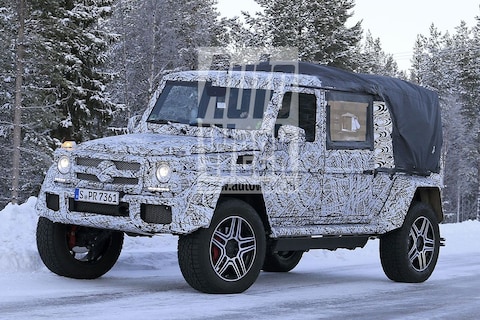 Bizarre Mercedes G-klasse '4X4² pick-up' 
