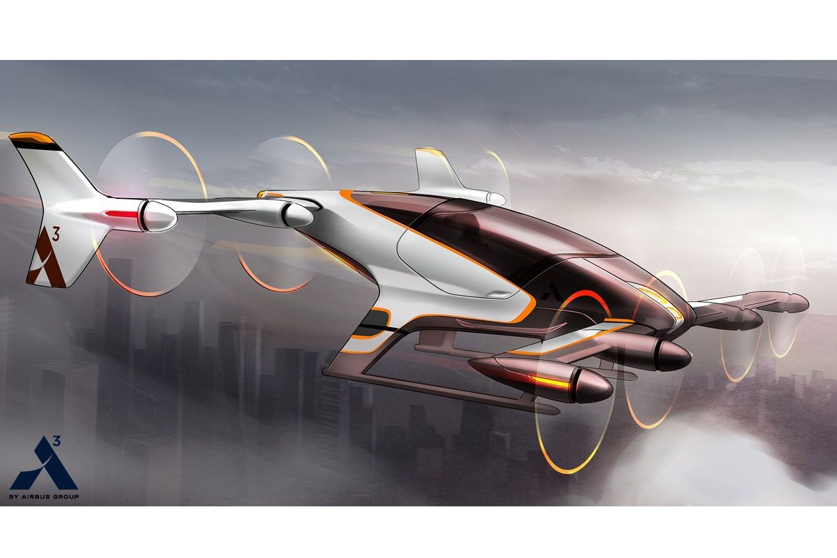 Airbus vliegende auto