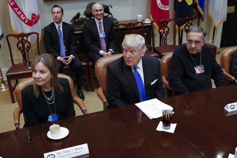 Trump Barra Marchionne ANP