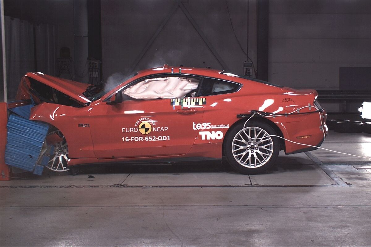 Volvo S90, V90 en Ford Mustang Euro NCAP 2017