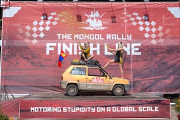 Fiat Panda goes Mongol Rally - Supercut
