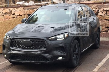 Infiniti QX50 spyshots 2017