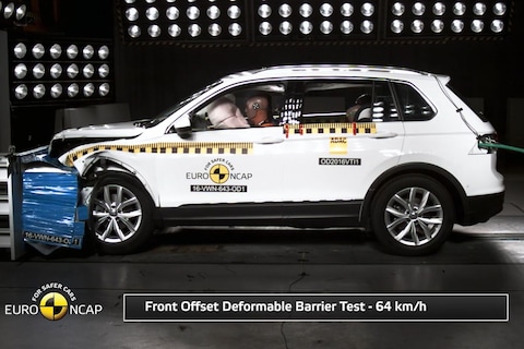 Volkswagen Tiguan Crashtest door Euro NCAP