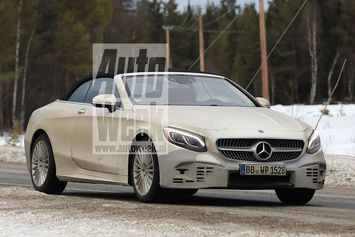 Mercedes S-klasse Cabrio facelift