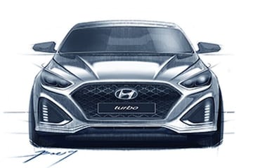 Hyundai Sonata schetsen