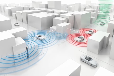 Audi's waarschuwen elkaar voor gevaar
