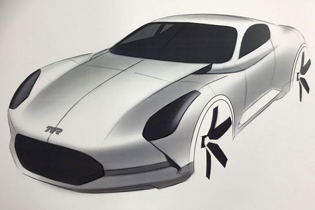 TVR teasers schets