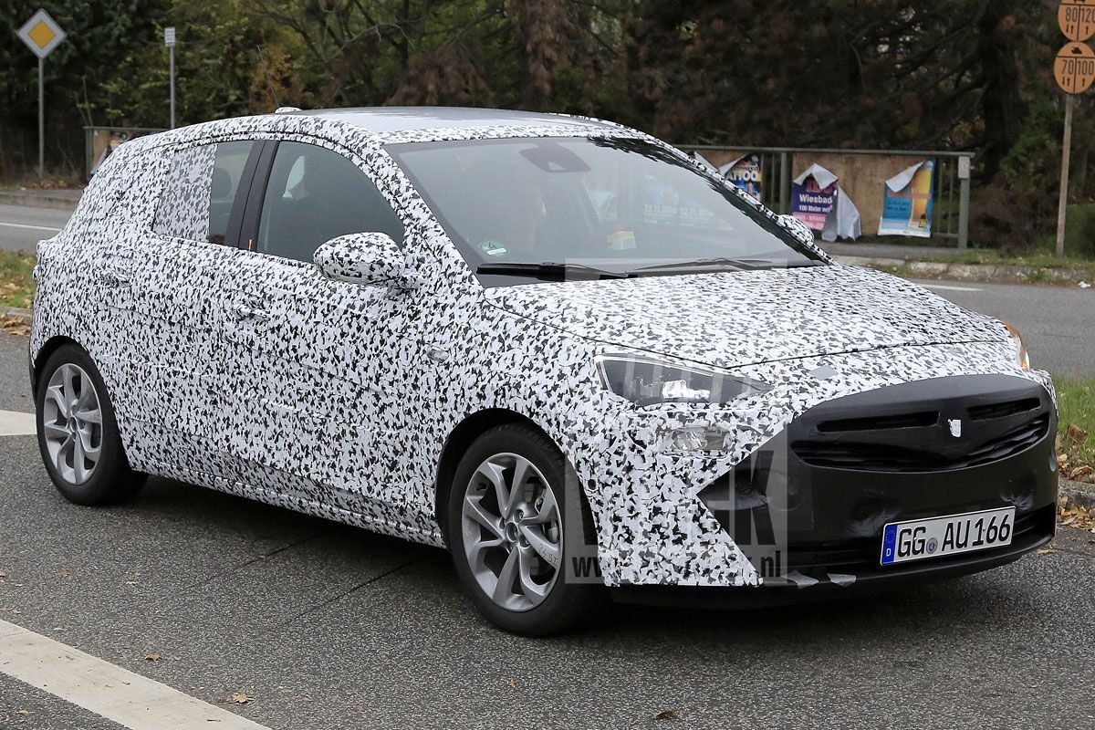 Opel Corsa Spyshots spionage