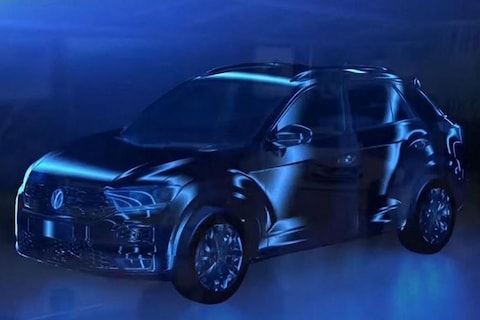 Volkswagen T-Roc schemert door