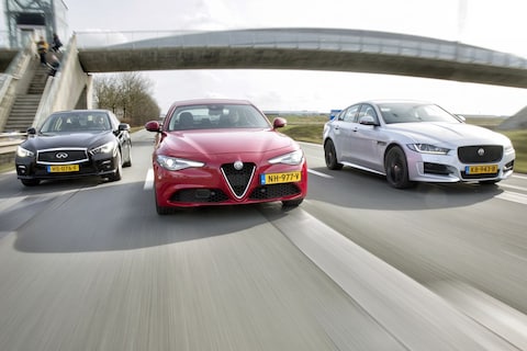 Alfa Romeo Giulia - Infiniti Q50 - Jaguar XE