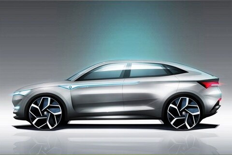 Skoda Vision E elektrische kick-off