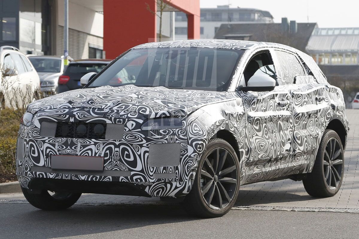 Jaguar E-Pace spyshots