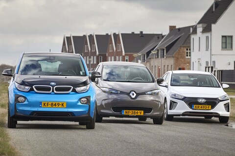 BMW i3 - Hyundai Ioniq Electric - Renault Zoe - Vergelijkende Test