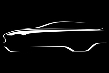 Aston Martin DBX schets