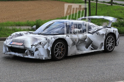 Dallara test met straatauto