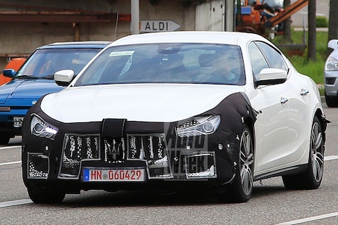 Facelift Maserati Ghibli onderweg