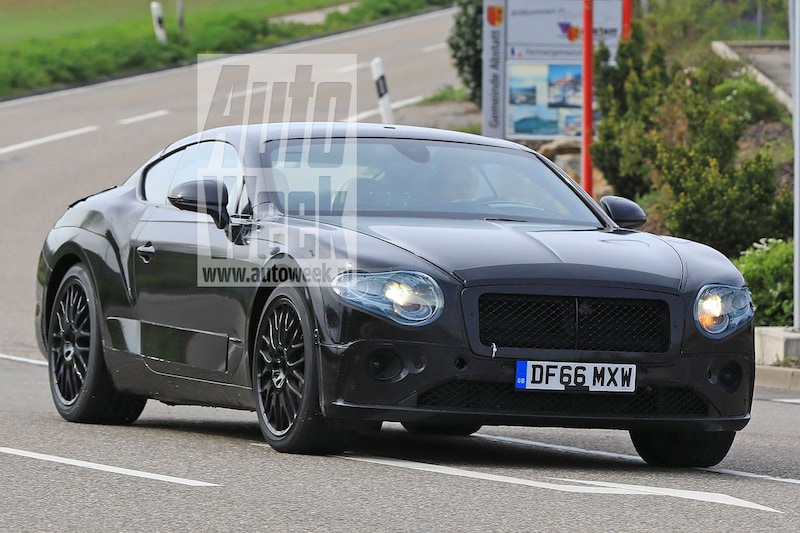 Bentley Continental GT spyshots