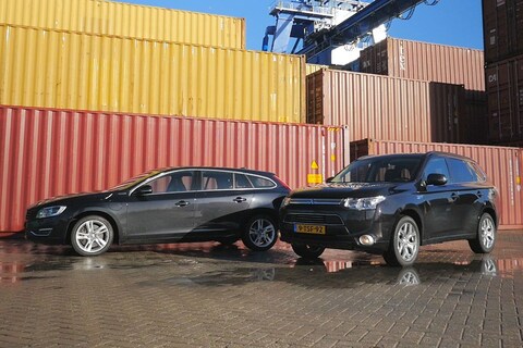Mitsubishi Outlander PHEV vs. Volvo V60 PHEV - Dubbeltest