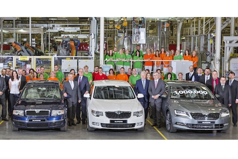 Miljoenste Skoda Superb een feit