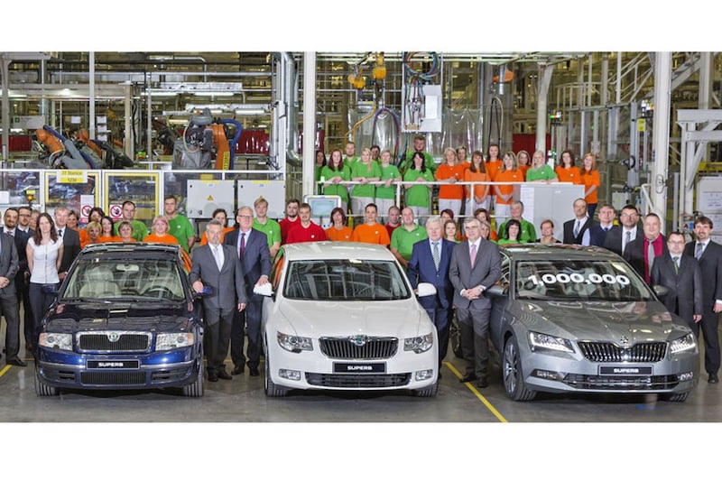 Miljoenste Skoda Superb