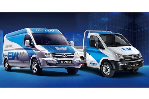 Elektrische bestelauto's Maxus naar Europa