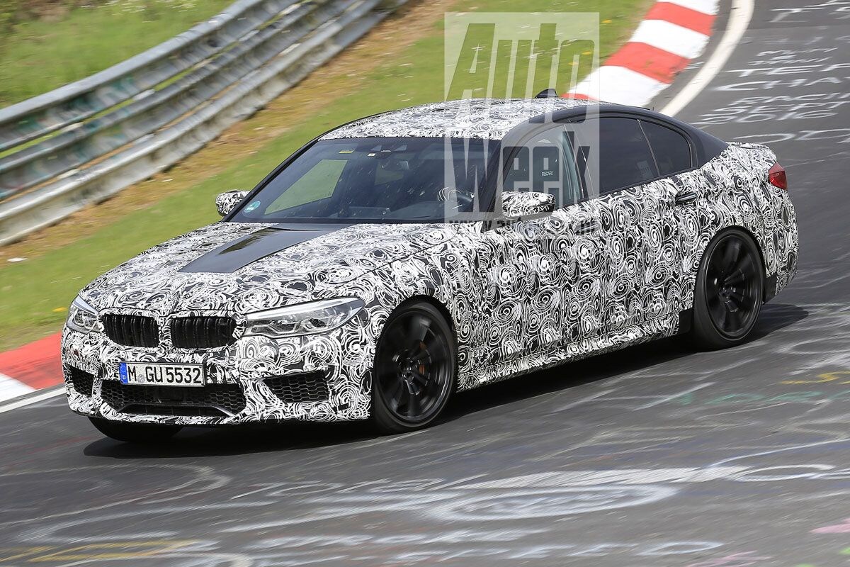 BMW M5 spyshots
