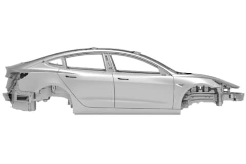 Dit is de koets van de Tesla Model 3