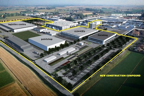 Lamborghini breidt uit in Sant'Agata Bolognese