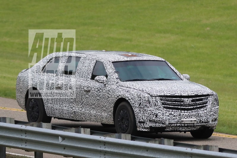 Cadillac Trump Presidential spyshots