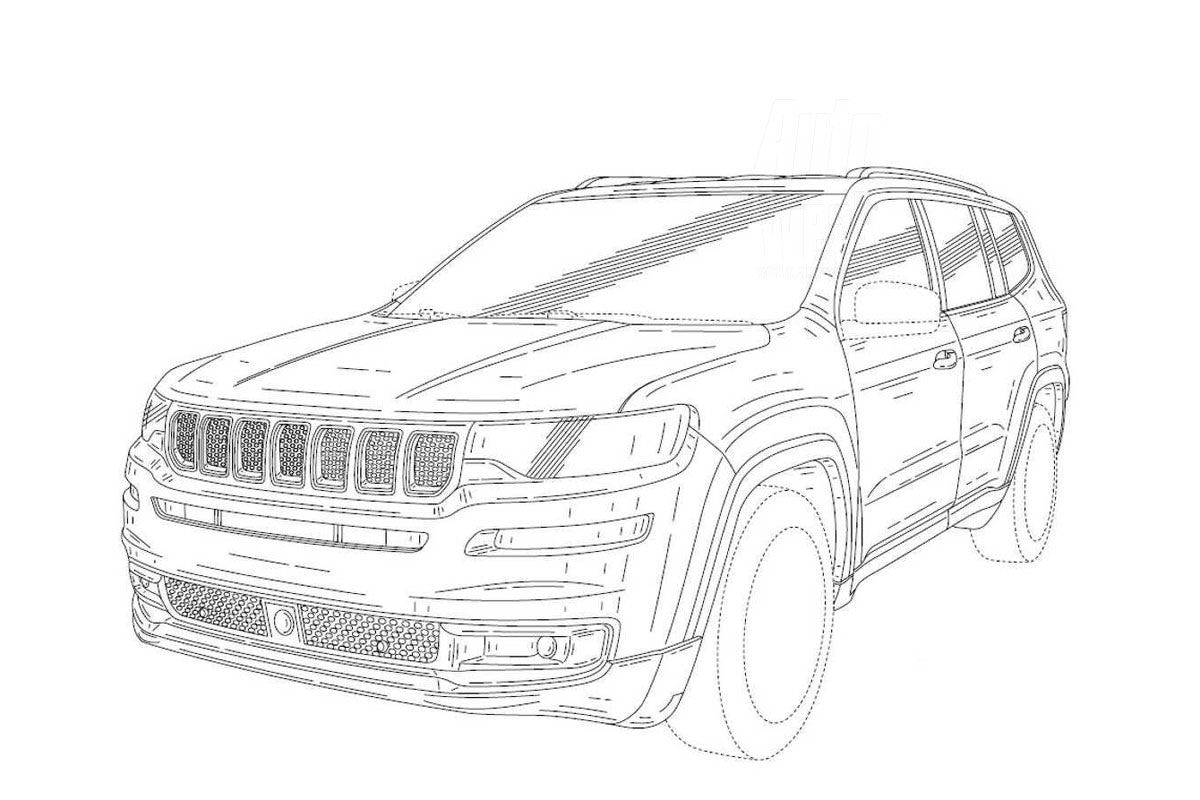 Jeep Yuntu patentschetsen (Wagoneer?)