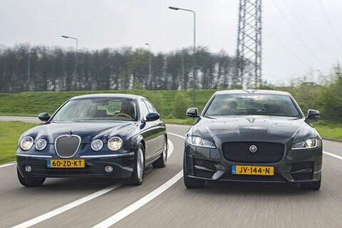 Oud & Nieuw: Jaguar S-Type 2.7D - Jaguar XF E-Performance