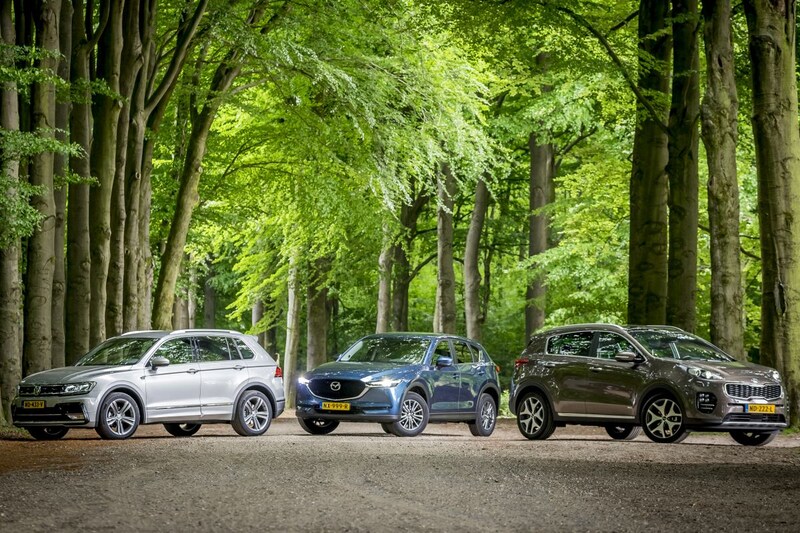 AW 24 Volkswagen Tiguan, Mazda CX-5, Kia Sportage