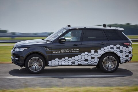 Jaguar Land Rover toont autonome testauto's